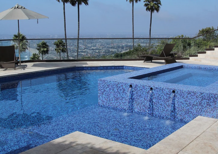 Glass Tile Swimming Pools