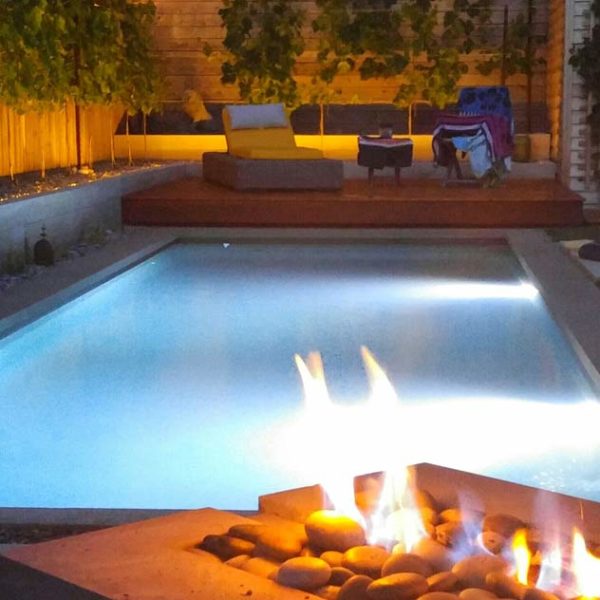 fire swimming pool designs