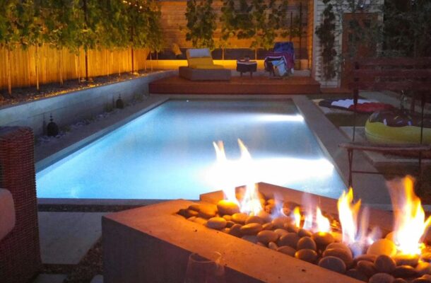 Fire Swimming Pool