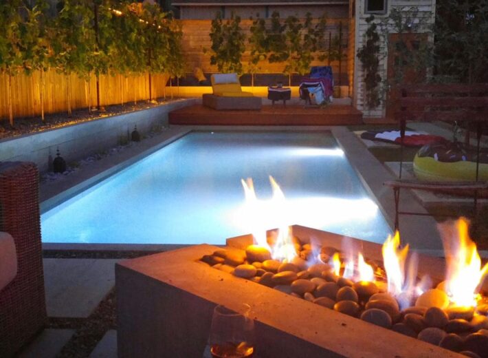 Fire Swimming Pool