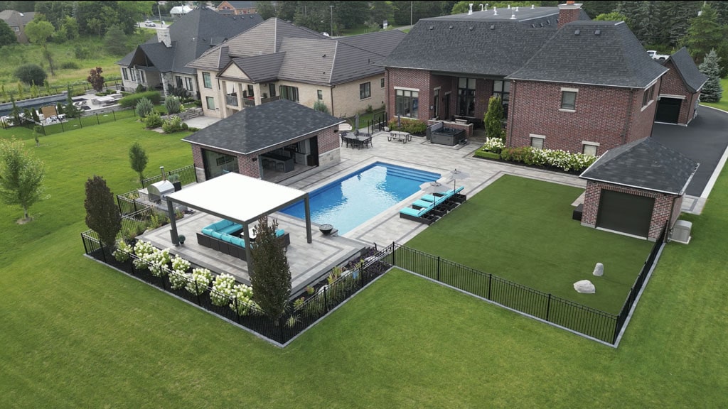 swimming pool installation in Brampton
